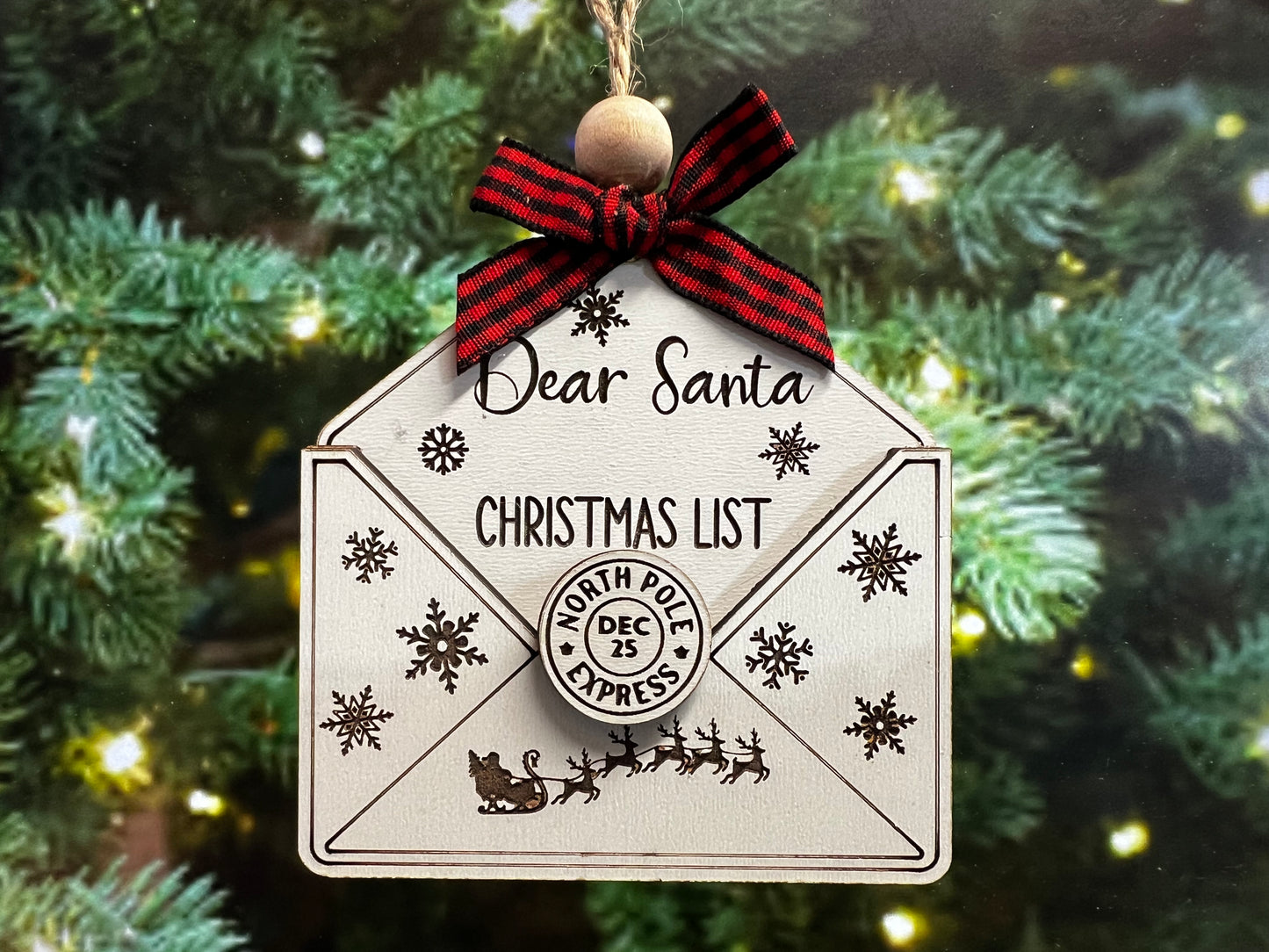 Ornament, Christmas List Ornament
