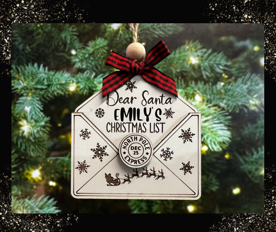 Ornament, Christmas List Ornament