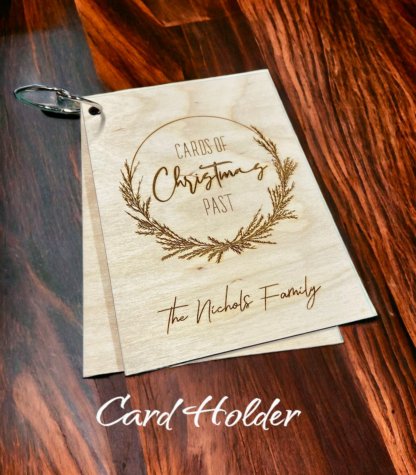 Cards of Christmas Past | Christmas Card Keeper | Holiday Card Keeper | Personalized Christmas Card holder | Cards of Christmas Past