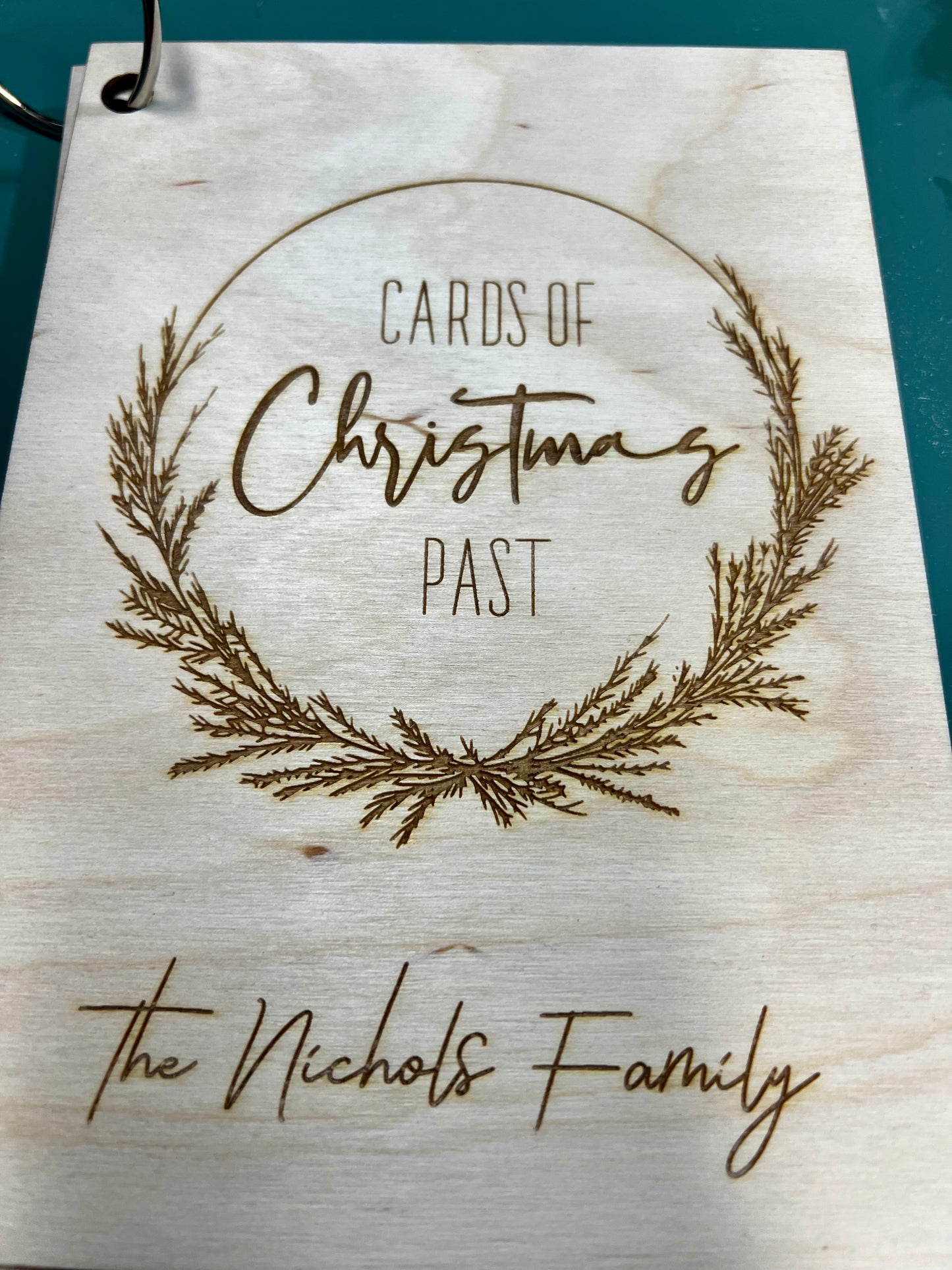 Cards of Christmas Past | Christmas Card Keeper | Holiday Card Keeper | Personalized Christmas Card holder | Cards of Christmas Past