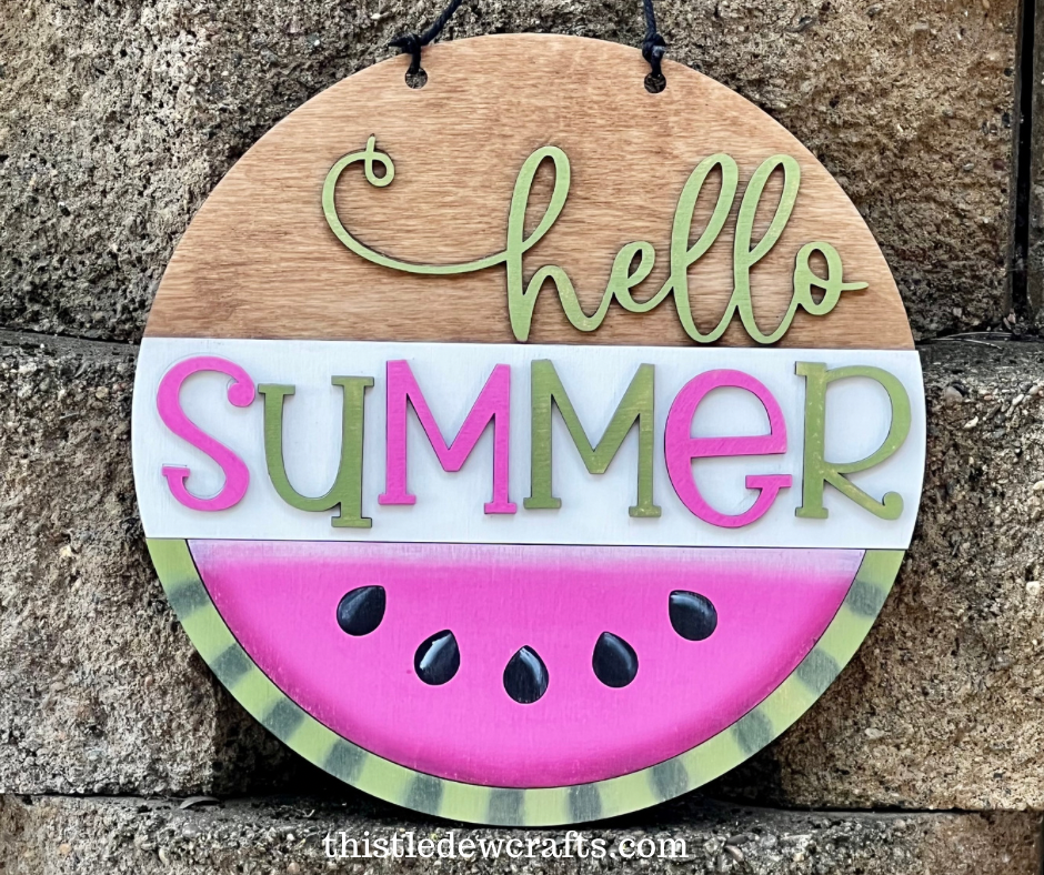 Hello Summer, 3D Project, Paint Kit, Hop on in!