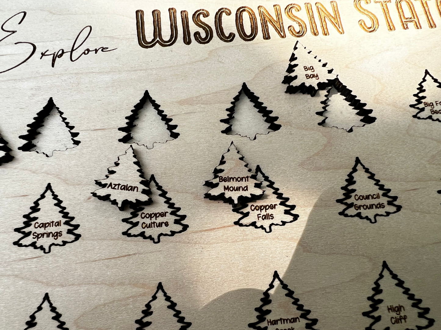 Wisconsin Star Parks Tracker Puzzle | Explore Wisconsin