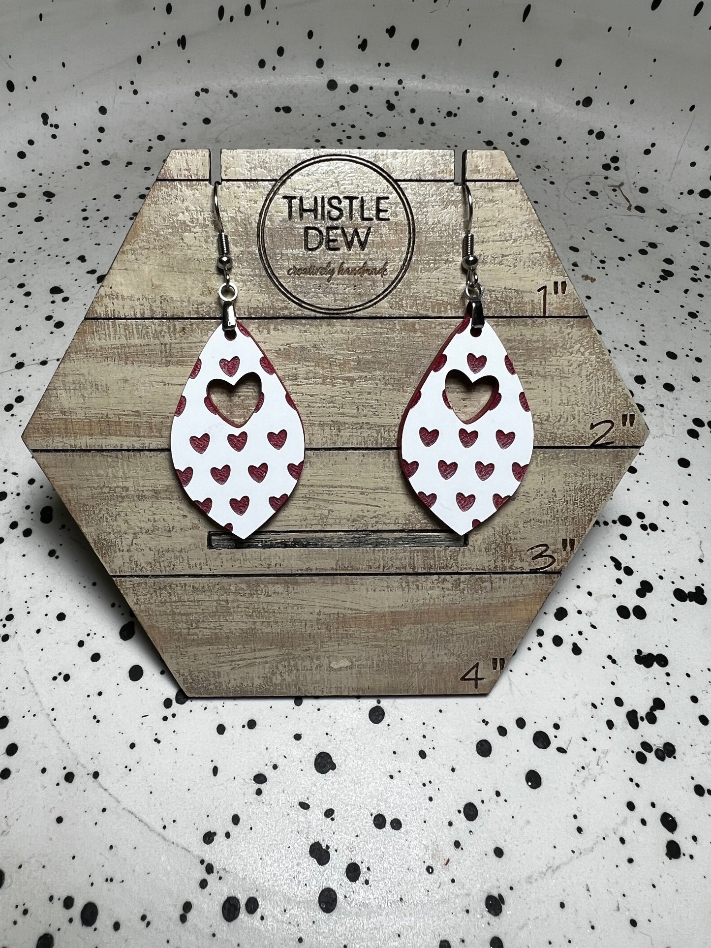 Earrings | Drop Earrings | Heart Earrings | Valentines Earrings