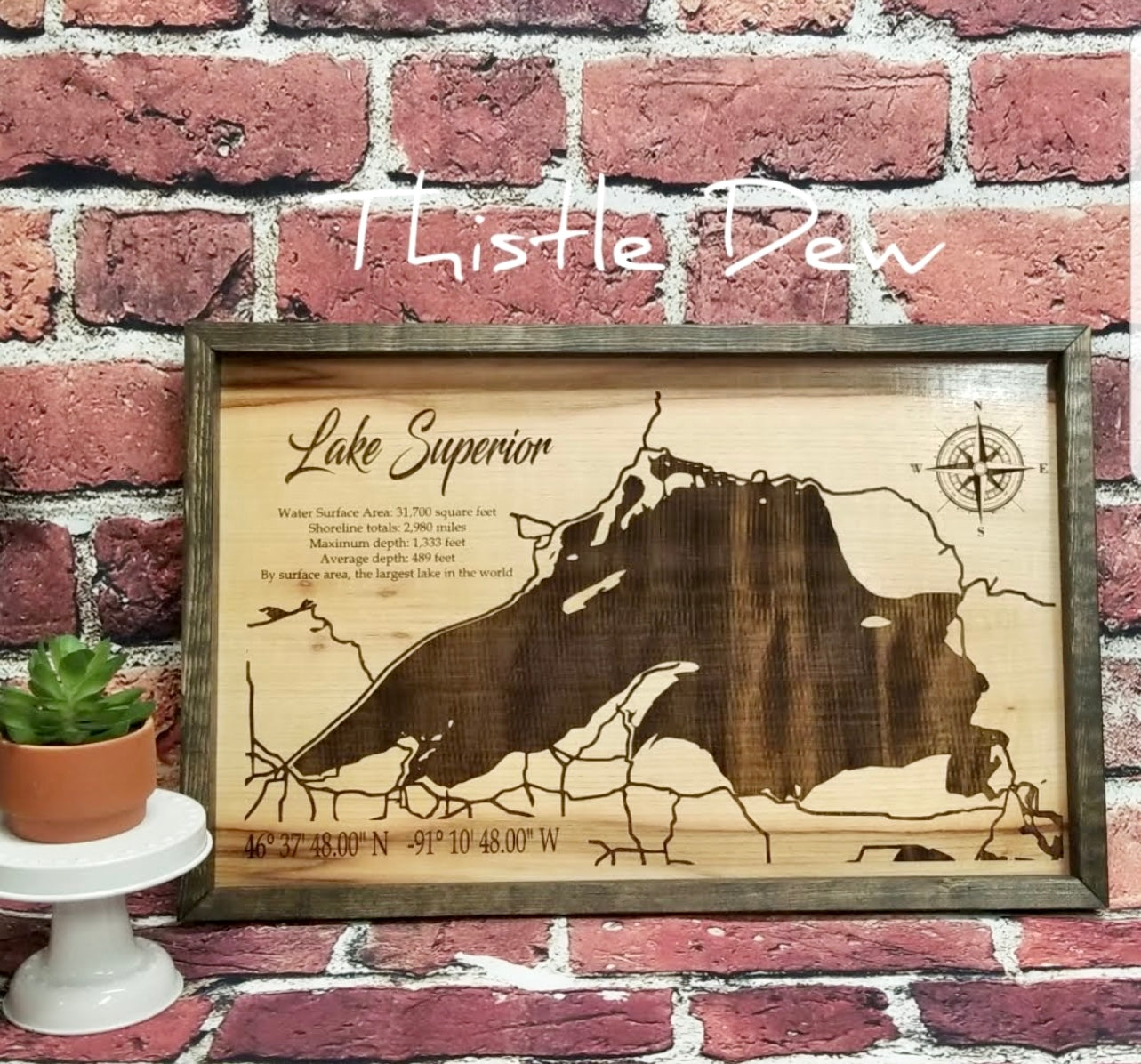 Lake Map, Laser Engraved Lake Map | Minnesota Lakes | Wisconsin Lakes