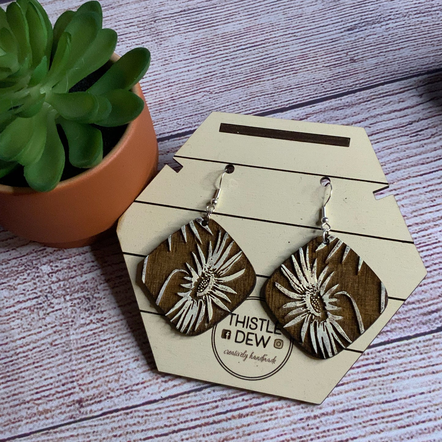 Earrings | Drop | Boho Floral Earrings