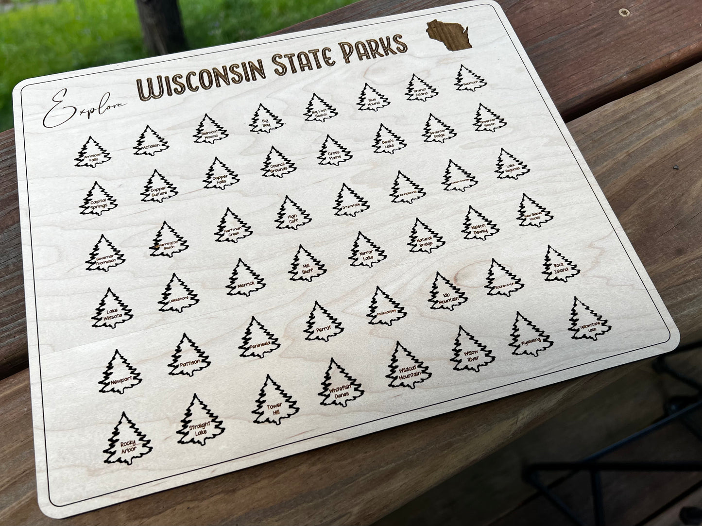 Wisconsin Star Parks Tracker Puzzle | Explore Wisconsin