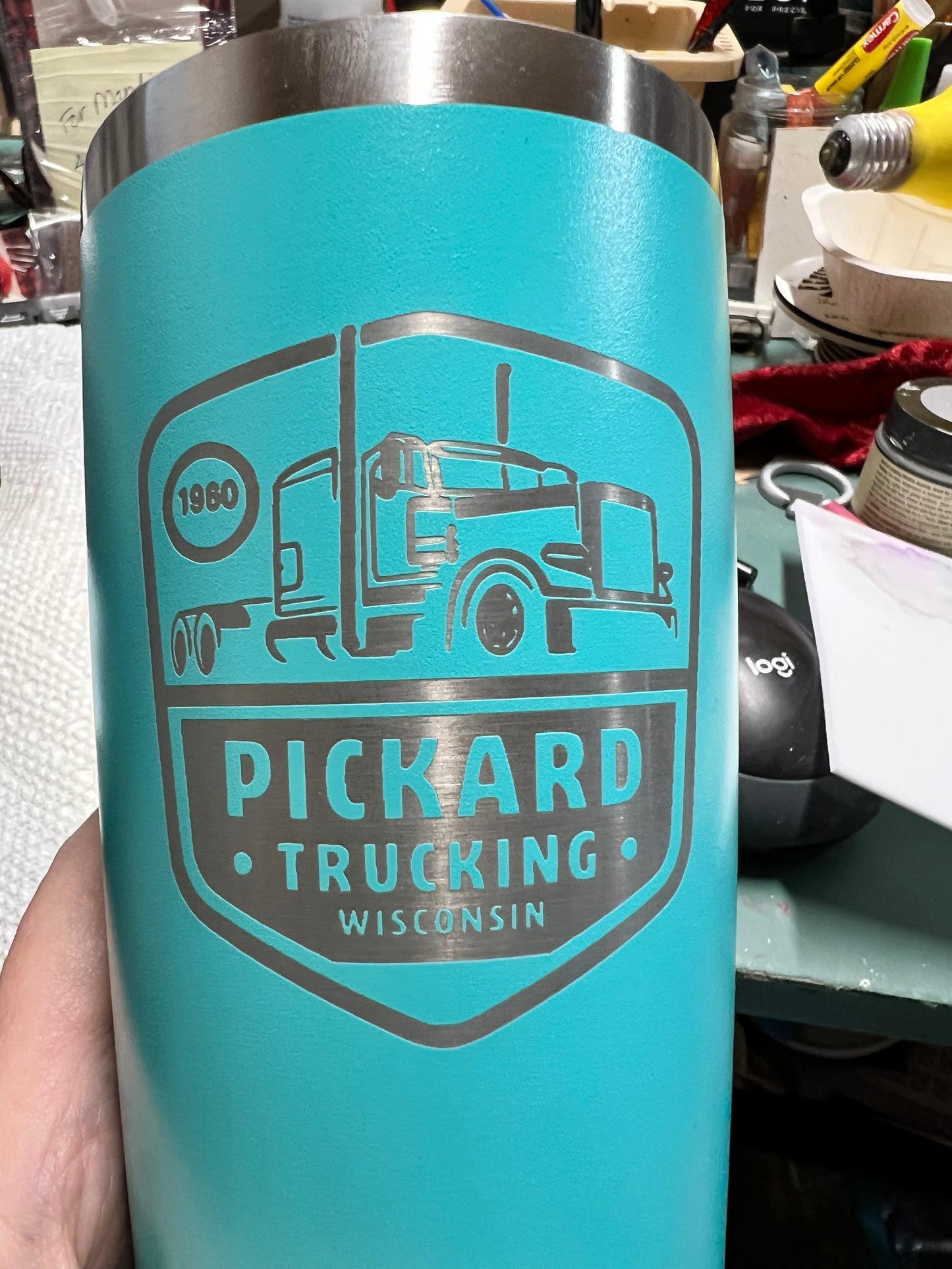 20 ounce engraved Tumbler