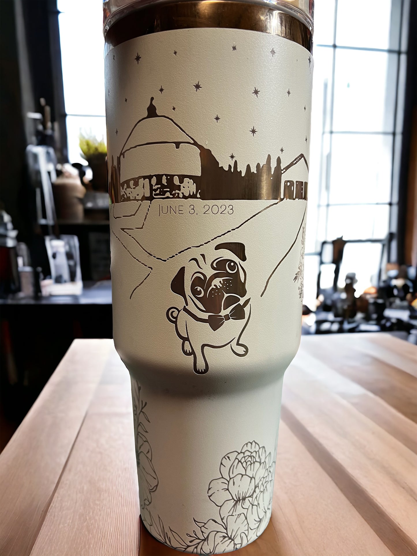 40 oz. Engraved Stainless Steel Tumbler Special Order