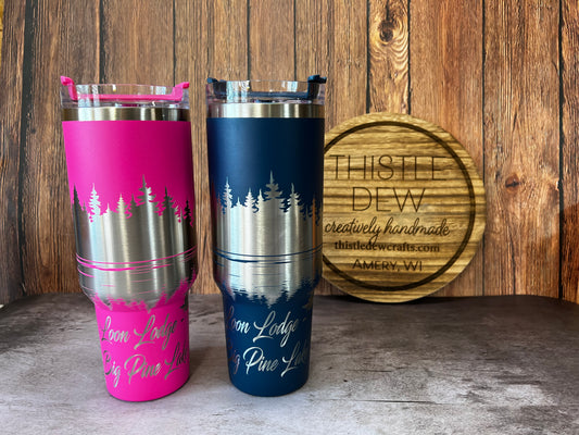 40 oz. Engraved Stainless Steel Tumbler Special Order