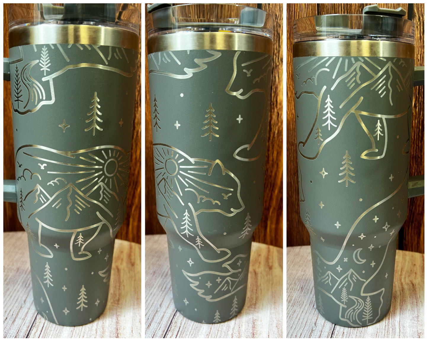 40 oz.engraved stainless steel tumbler Outdoor Landscape