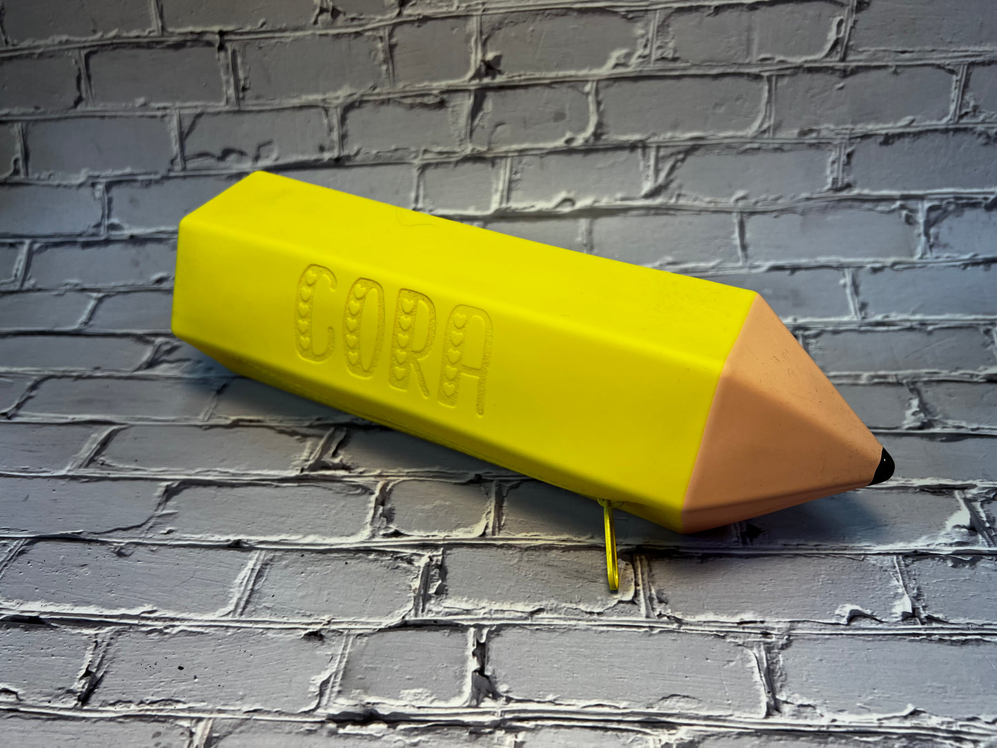 Silicone pencil shaped pencil case