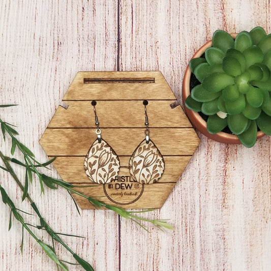 Earrings | Winter flower earrings | Boho earrings