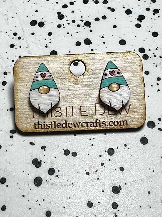 Earrings | Posts | Gnome | Valentine Earrings