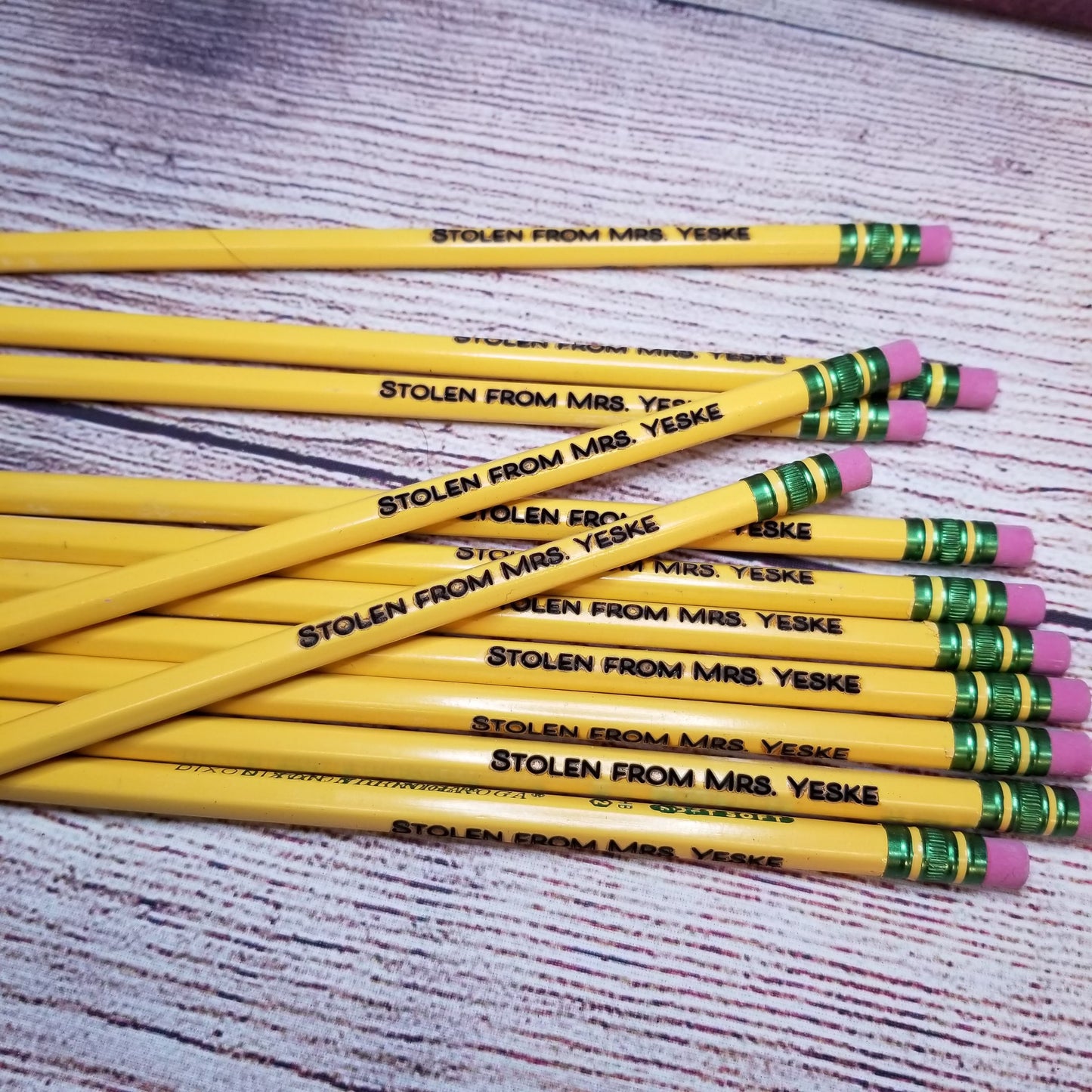 Pencil pack, 12 pcs. | personalized pencils | teacher pencils| teacher gifts