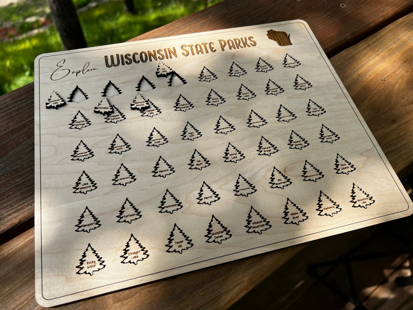 Wisconsin Star Parks Tracker Puzzle | Explore Wisconsin
