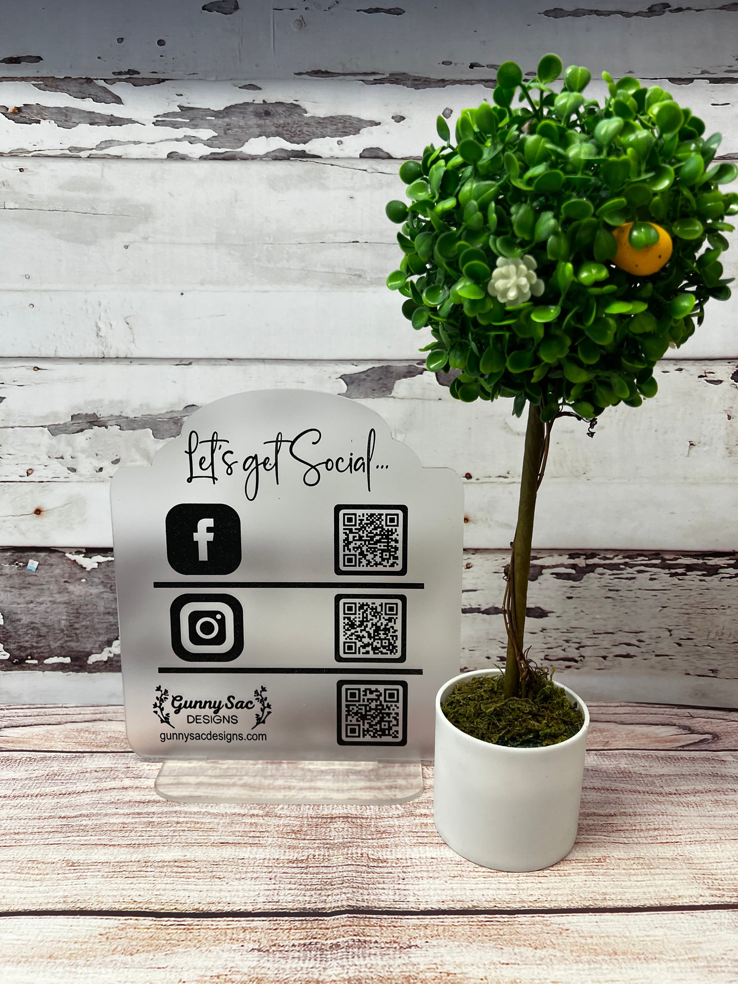 Let’s get social sign | Business sign